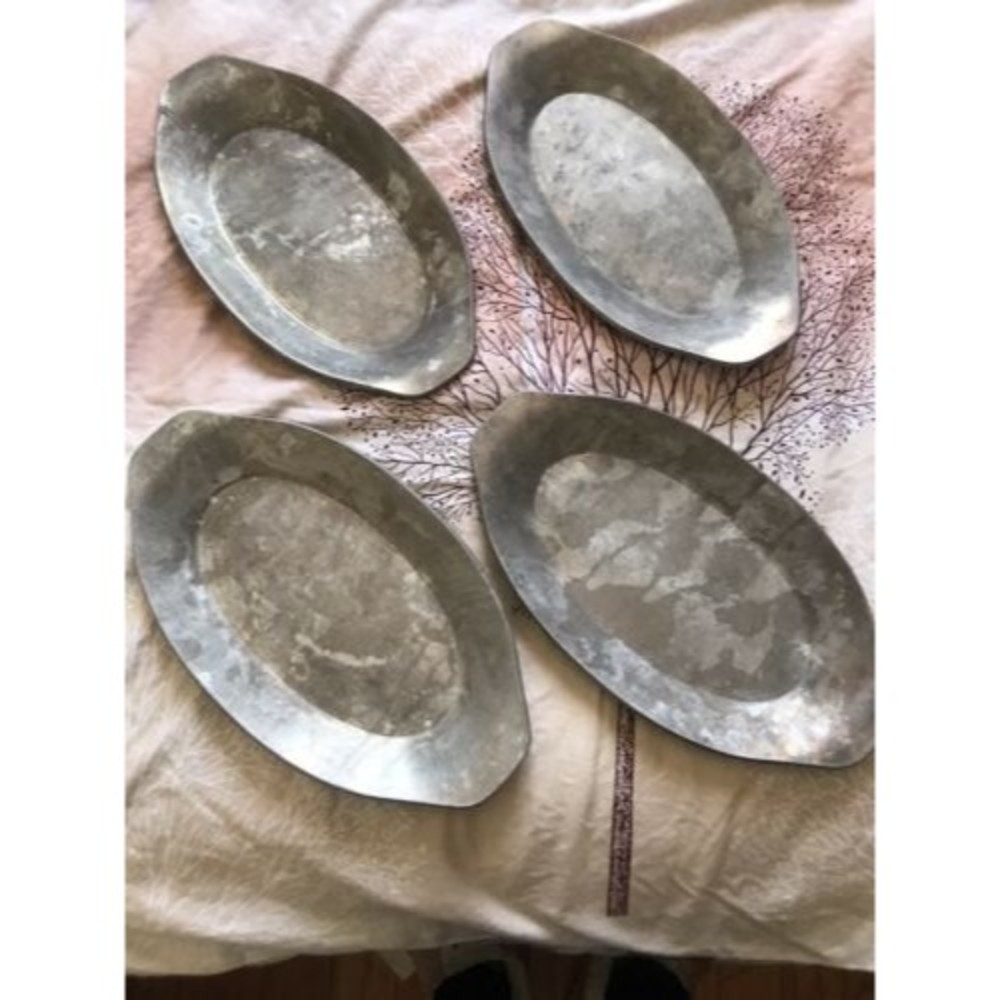 Vintage NordicWare Northland Aluminum Prod Inc Minneapolis, 4 Heavy Plate Set